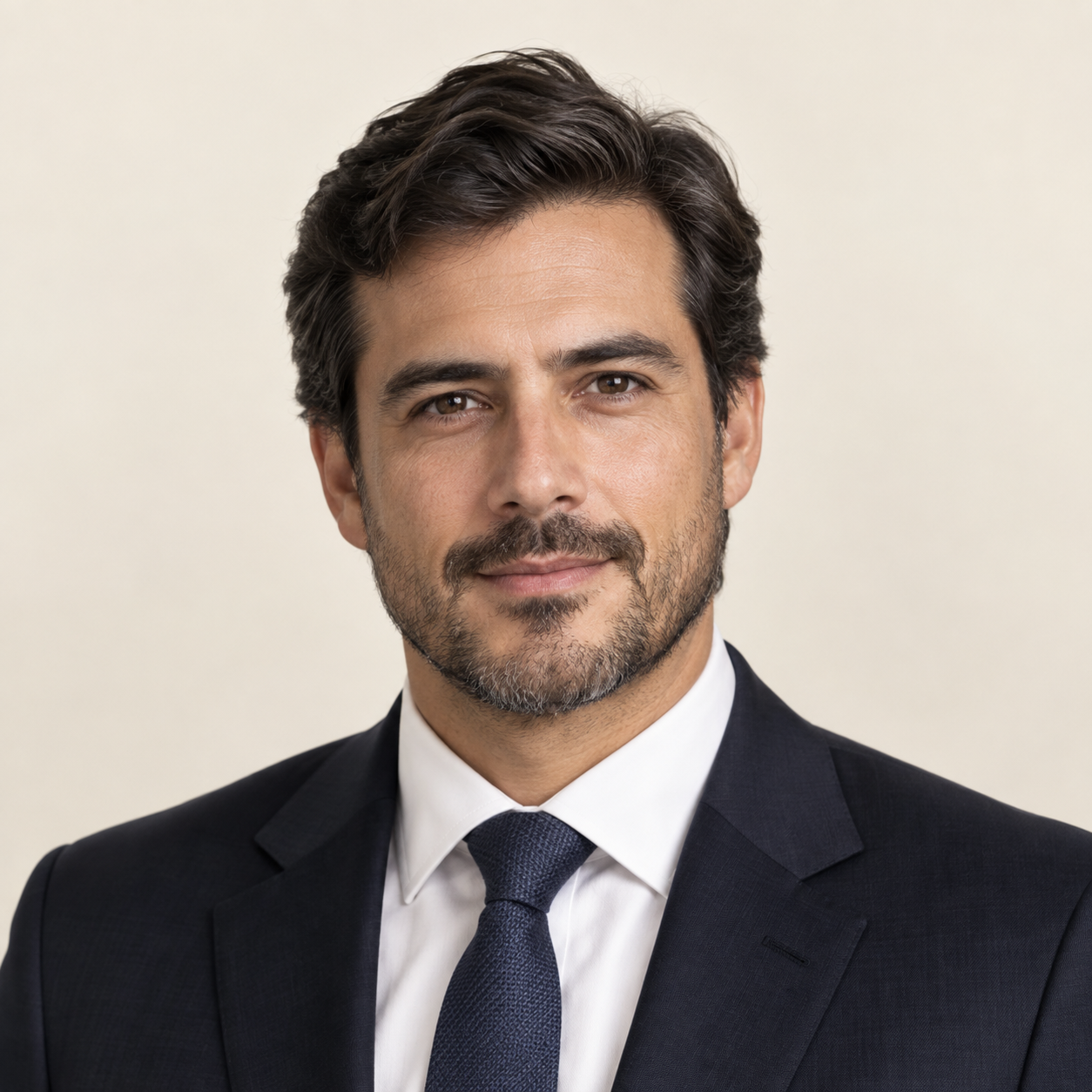 Ejecutivo hombre en contexto corporativo